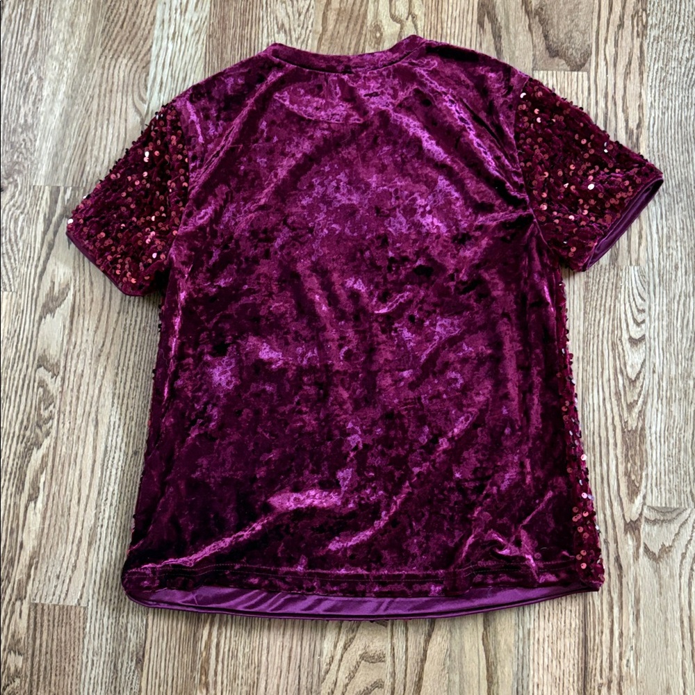 Red Sequin Top - Picture 2 of 2